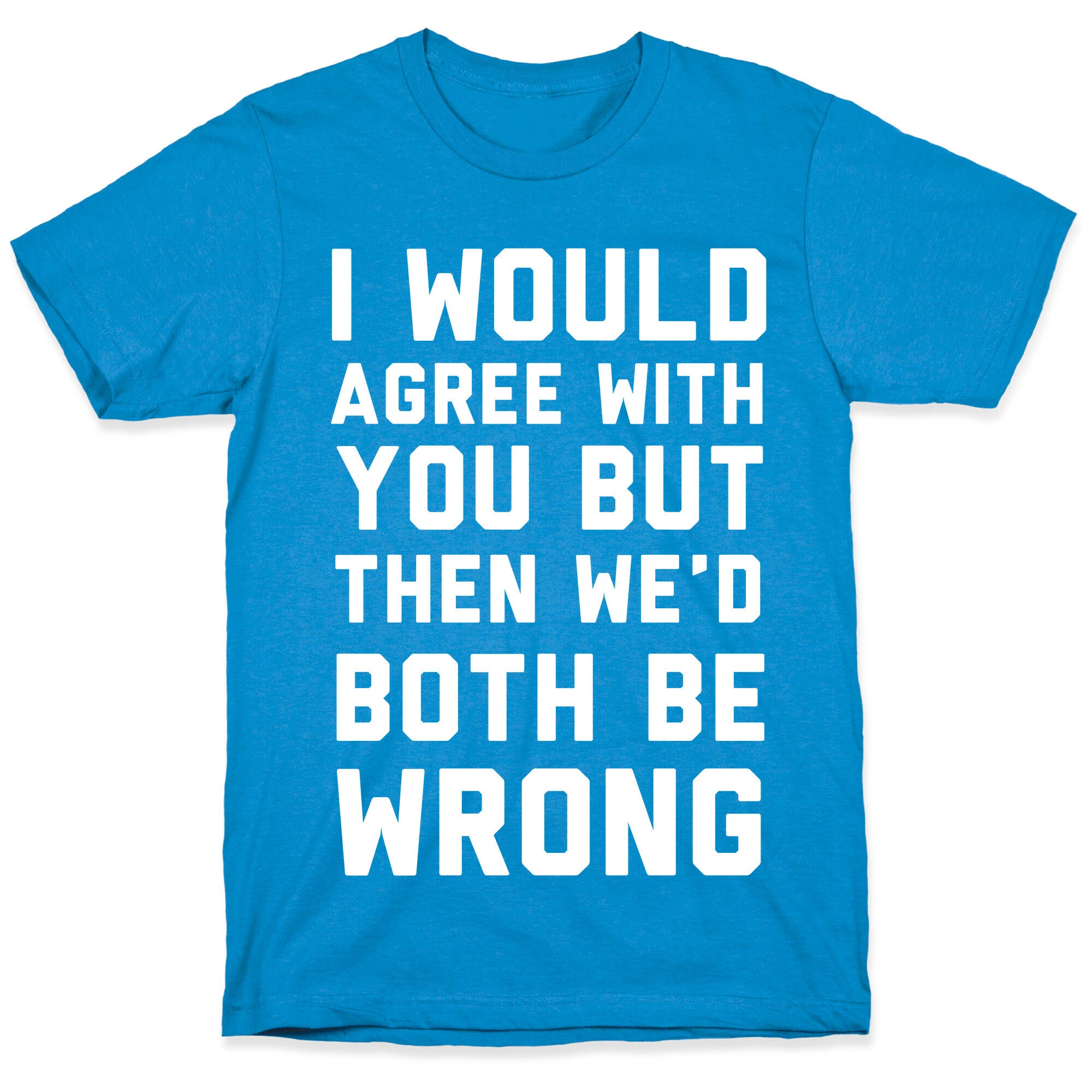 I Would Agree With You, But Then We'd Both Be Wrong T-Shirt
